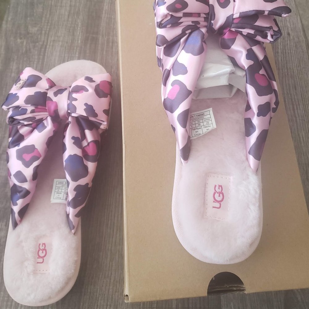 UGG plush slides